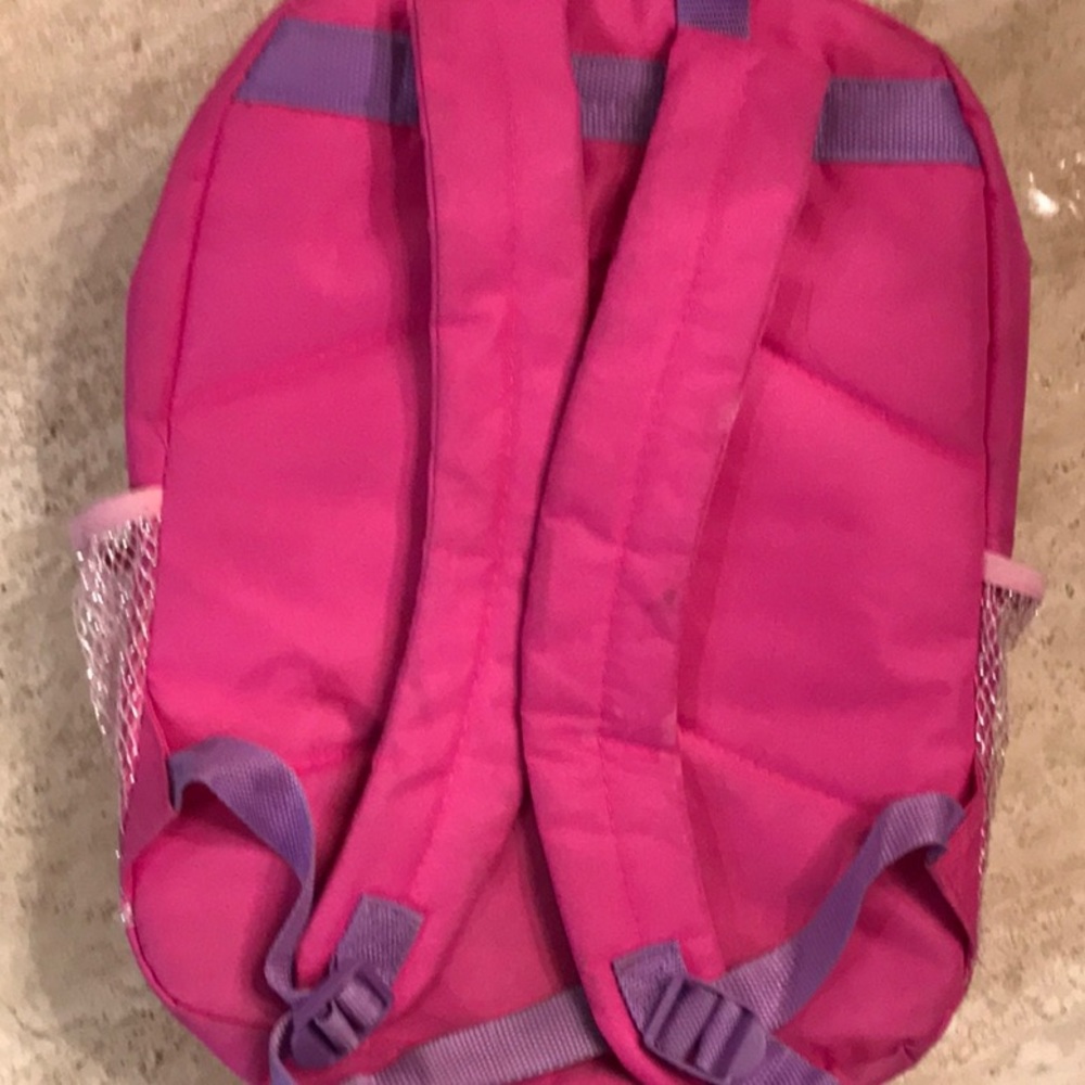 Disney Backpack Pink Mickey Mouse Dots Crazy!!! - Picture 3 of 4